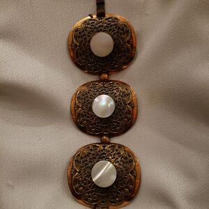 Vintage Copper Filigree Bracelet